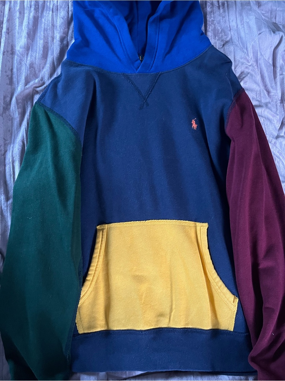 Polo by Ralph Lauren Royal Blue Hooded Shirt